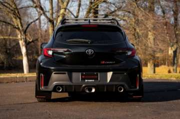 Picture of Rally Armor 23-24 Toyota GR Corolla Black UR Mud Flap w-White Logo