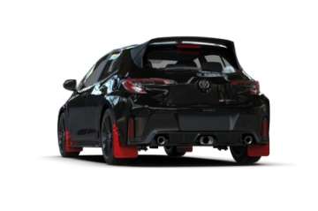 Picture of Rally Armor 23-24 Toyota GR Corolla Red UR Mud Flap w-Black Logo