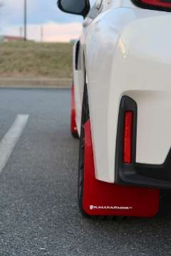 Picture of Rally Armor 23-24 Toyota GR Corolla Red UR Mud Flap w-White Logo