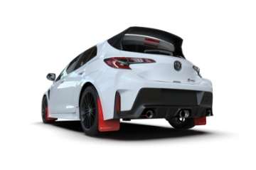 Picture of Rally Armor 23-24 Toyota GR Corolla Red UR Mud Flap w-White Logo