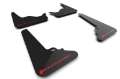 Picture of Rally Armor 21-24 Tesla Model S - S Plaid Black UR Mud Flap w-Red Logo