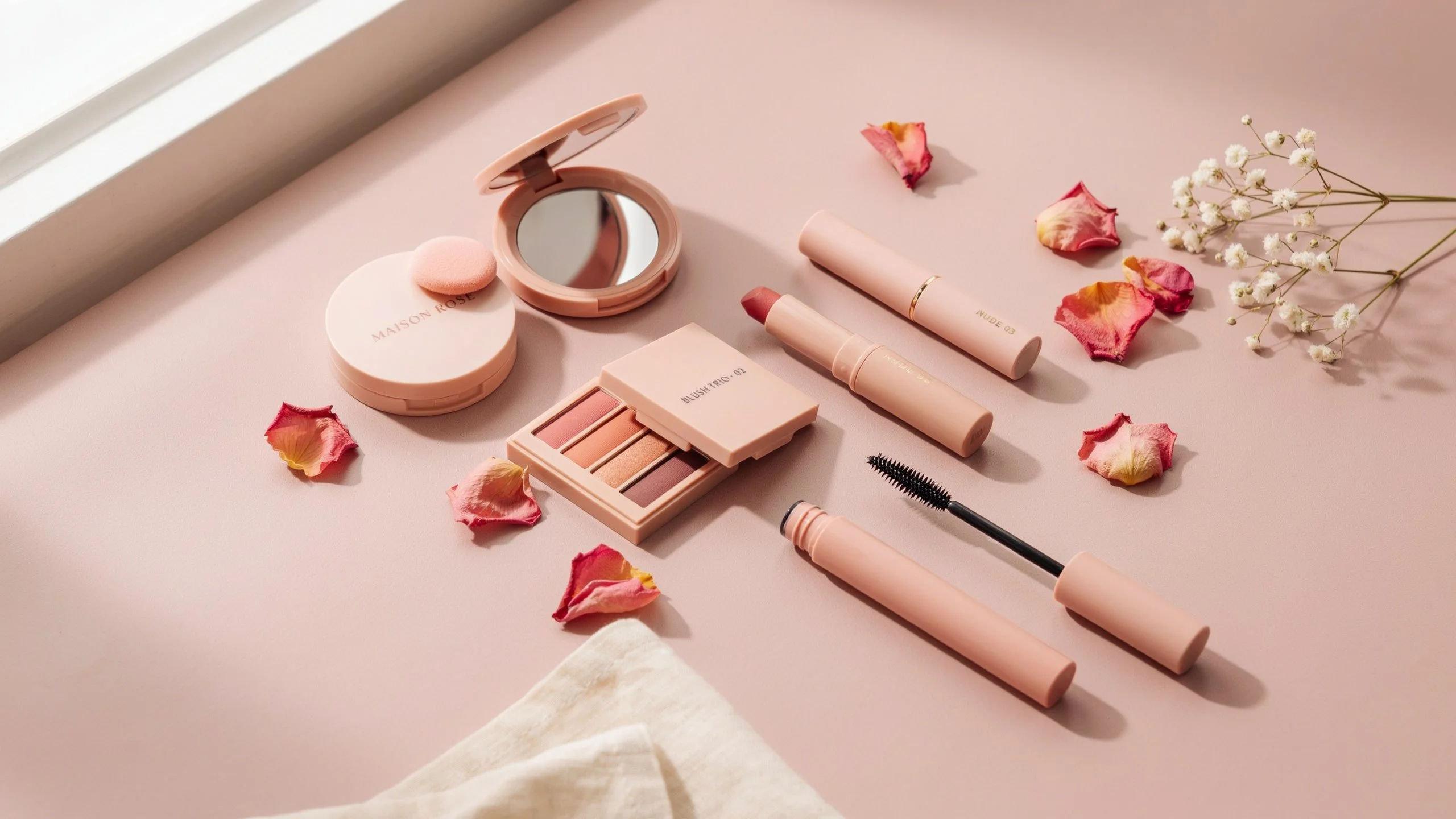 Tutorial makeup natural sehari-hari step by step untuk pemula Makeup natural sehari-hari untuk pemula — produk wajib seperti cushion, blush, dan lipstik nude