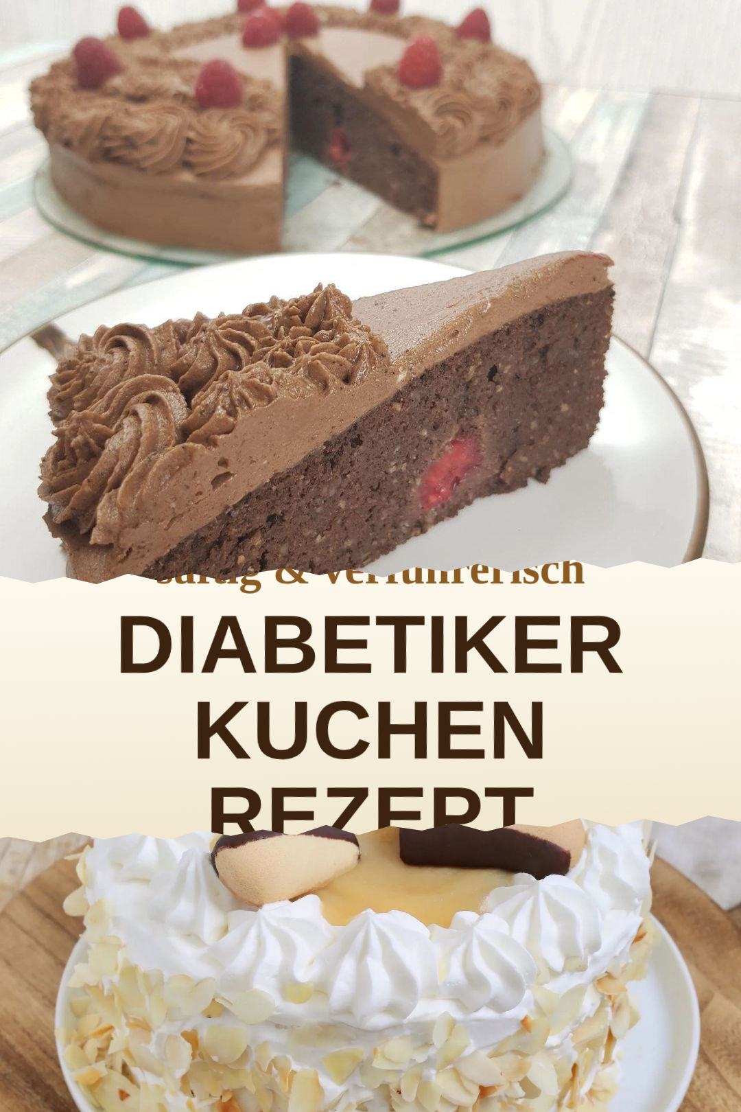 Bananen-Mandel-Kuchen ohne zugesetzten Haushaltszucker, selbst gemacht und servierfertig