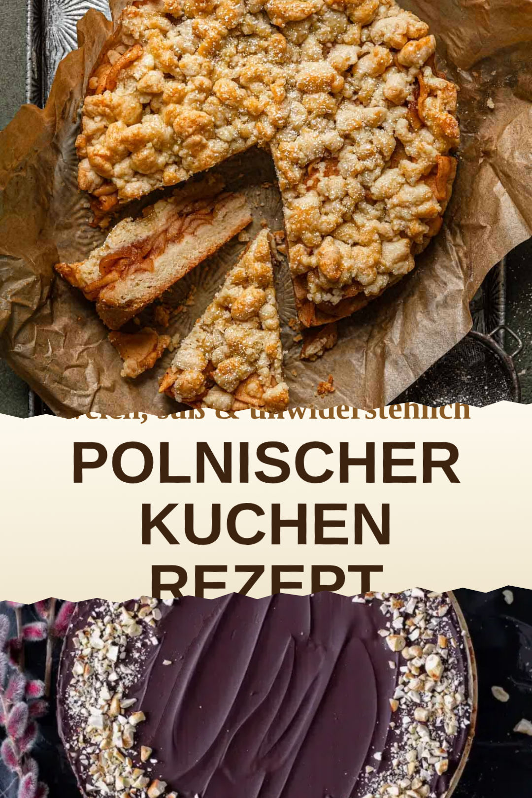 Polnischer Sernik mit Zitrone, selbst gemacht und servierfertig
