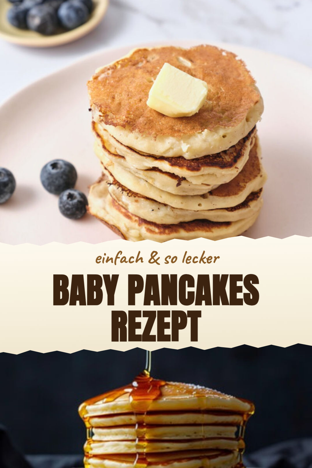 Zuckerfreie Baby-Pancakes mit Banane