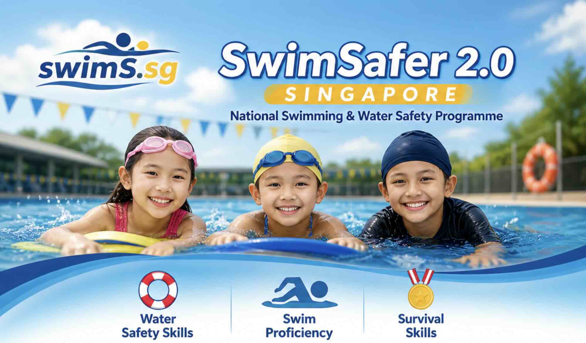 SwimSafer 2.0 Singapore | Stages 1-6 & Mock Tests | swimS.sg