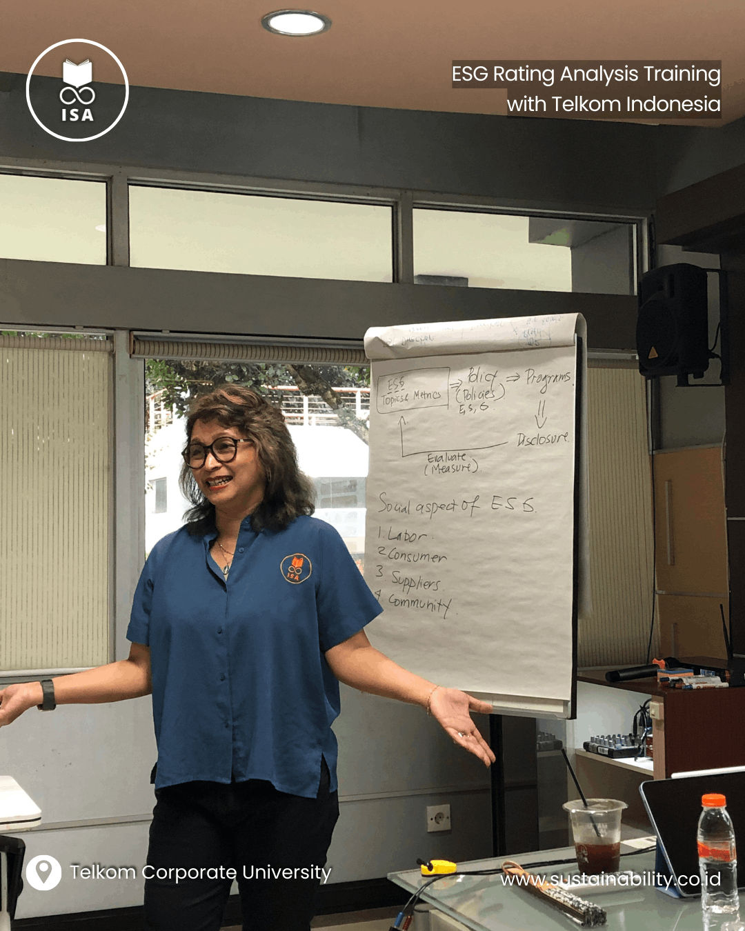 ESG Rating Analysis Training with Telkom Indonesia