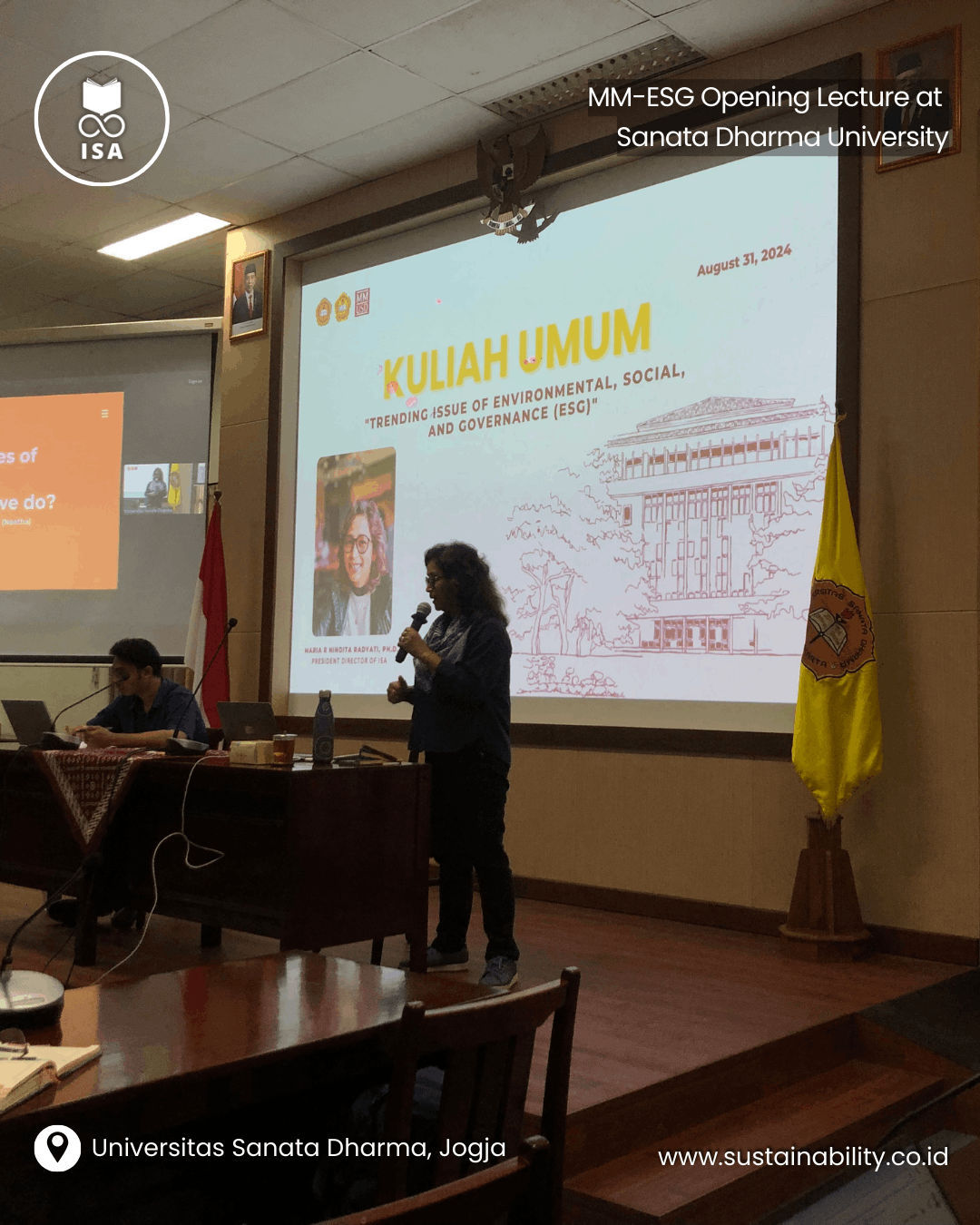 MM-ESG Opening Lecture at Sanata Dharma University