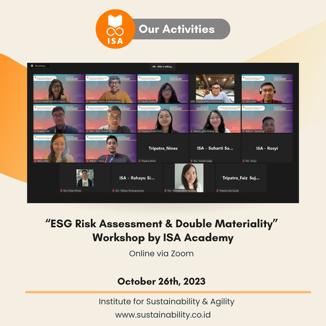 ESG Risk Assessment & Double Materiality Workshop by ISA Academy