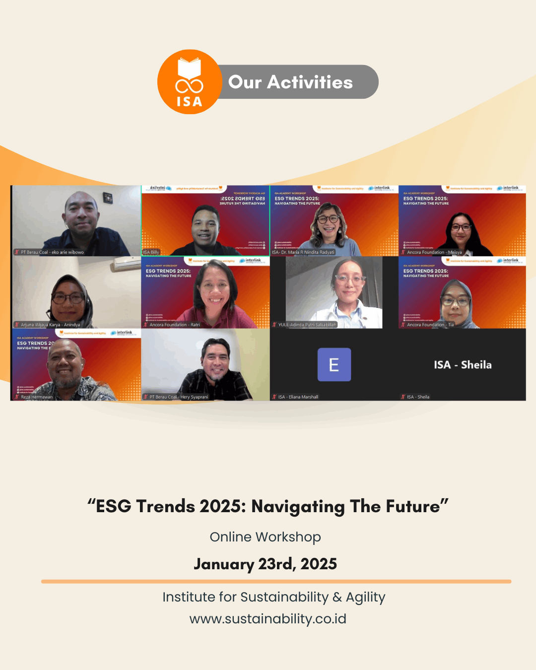 ISA Academy Workshop "ESG Trends 2025: Navigating the Future" (2)