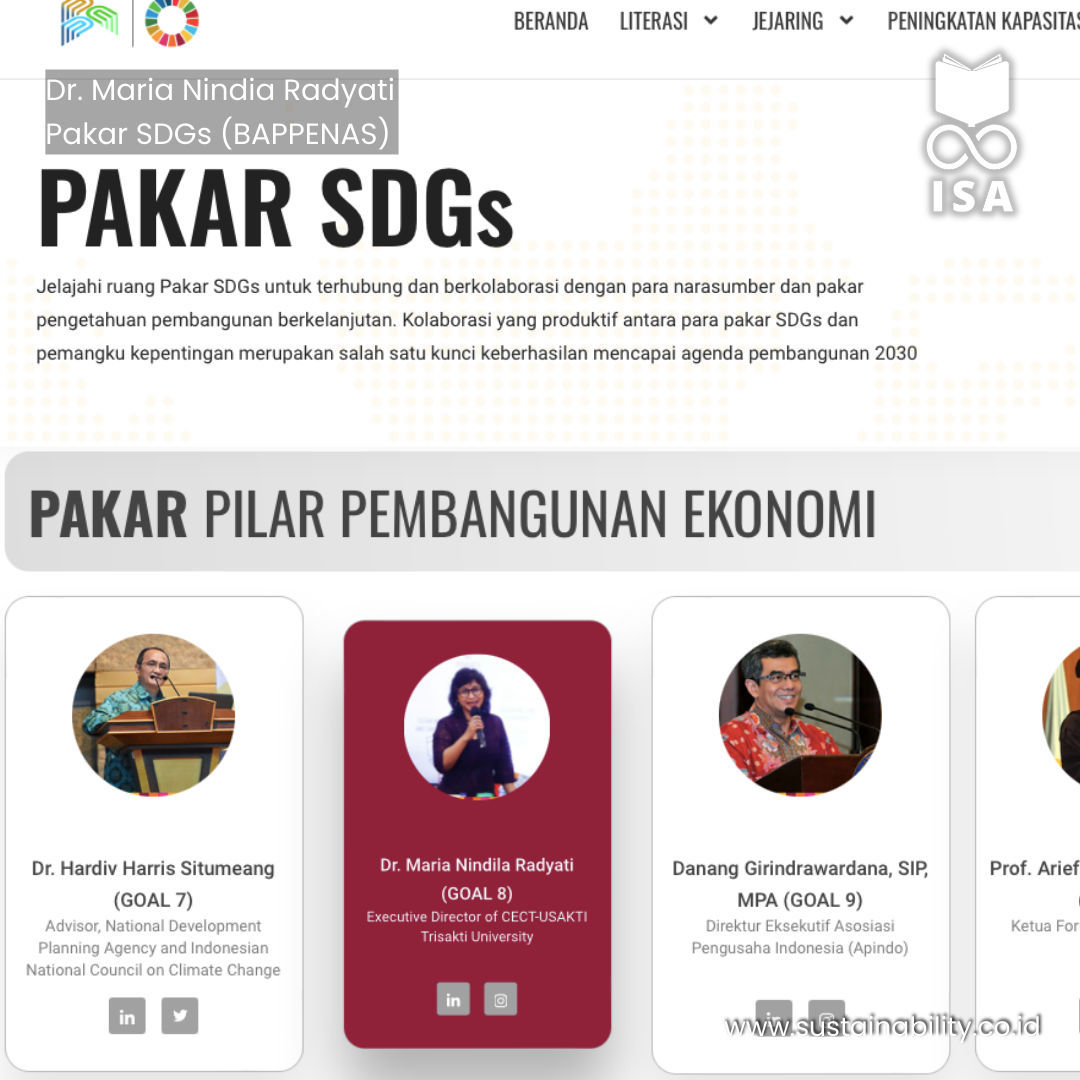 Dr Maria Radyati as one of SDGs Expert by Bappenas (2)