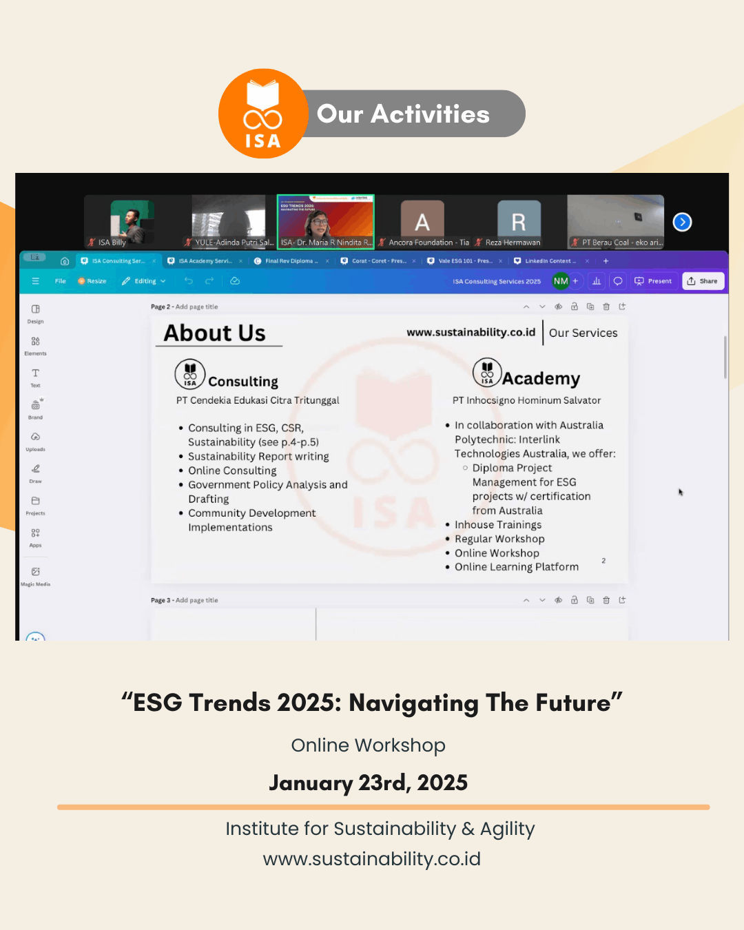 ISA Academy Workshop "ESG Trends 2025: Navigating the Future" (3)