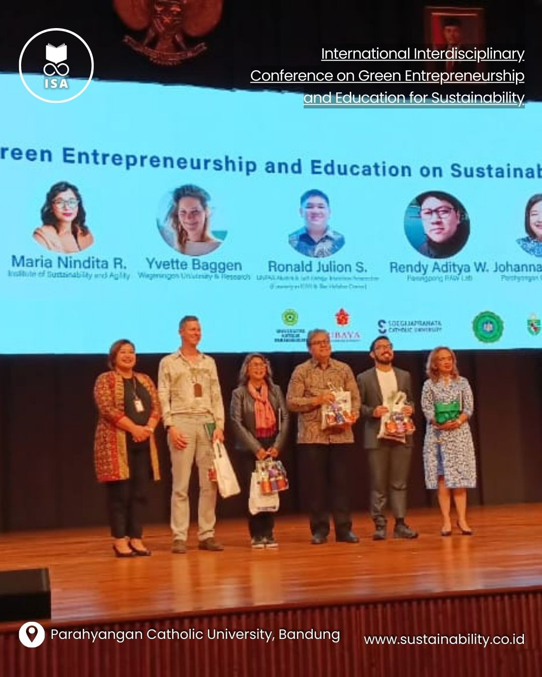 International Interdisciplinary Conference on Green Entrepreneurship and Education for Sustainability with UNPAR (3)