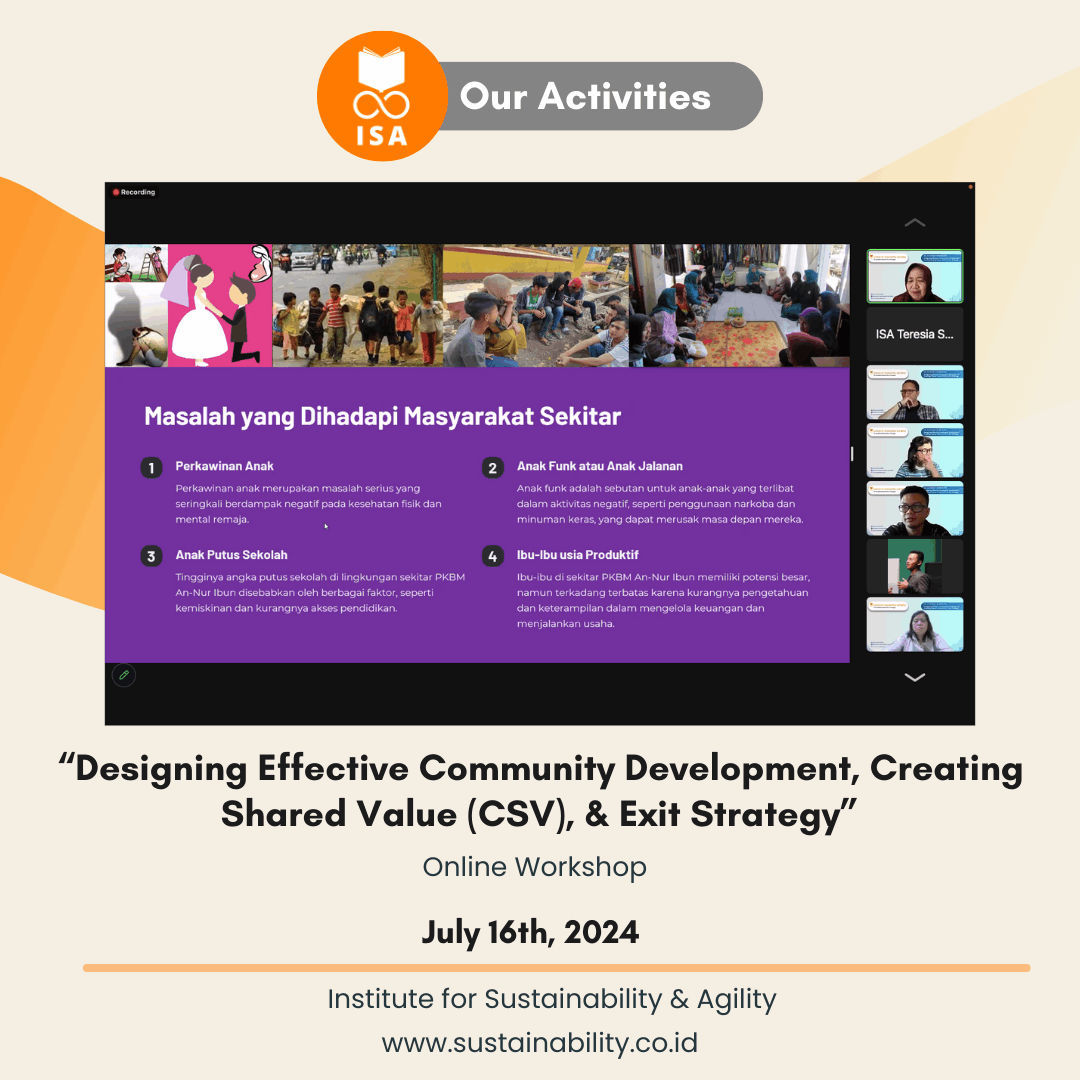 ISA Workshop "Designing Effective Community Development, Creating Shared Value (CSV), & Exit Strategy" 16 July 2024 (4)