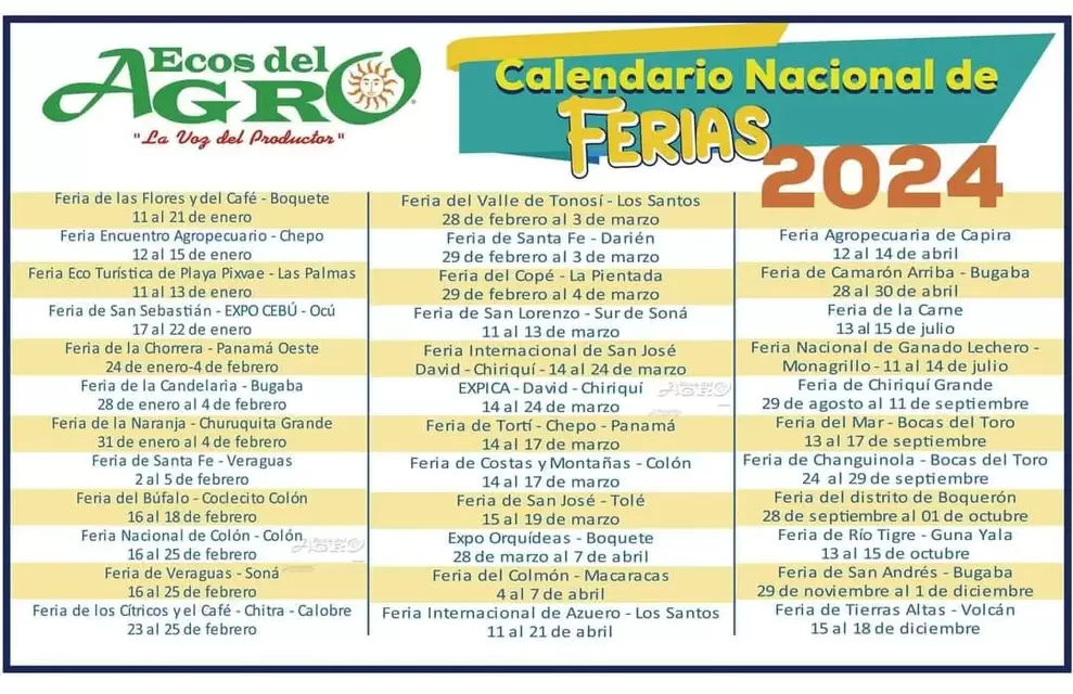 Complete Calendar of Agricultural Fairs for 2024!! Tourism and