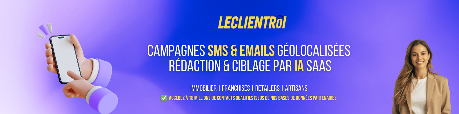 SMS marketing banner