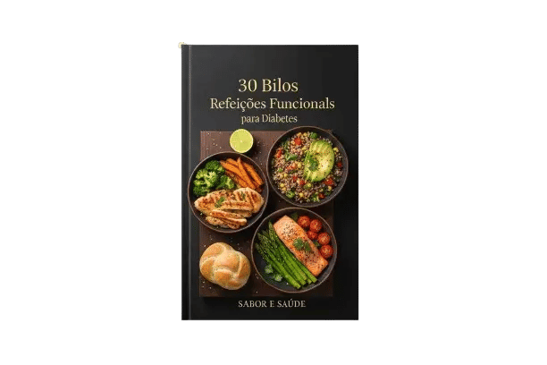 Capa do livro 30 Refeições Funcionais para Diabetes