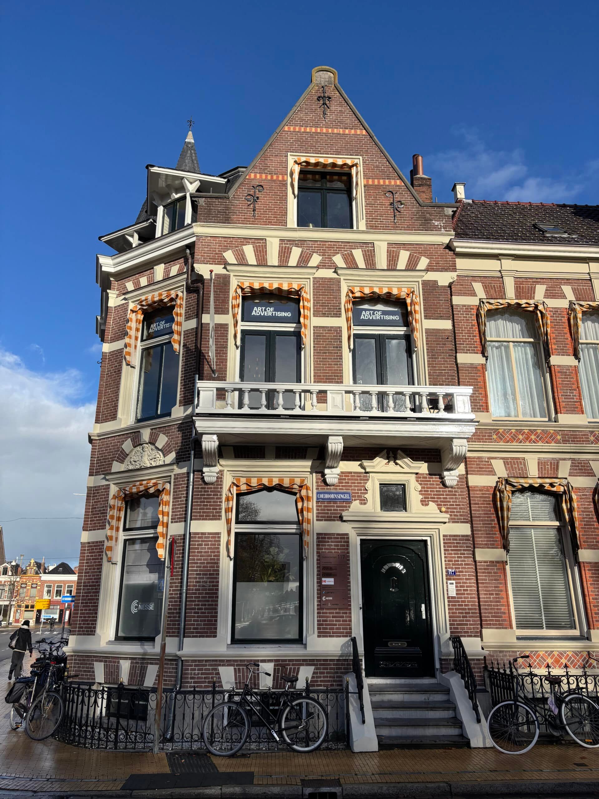 Het kantoor van Active Talent aan de Coehoornsingel 117 in Groningen