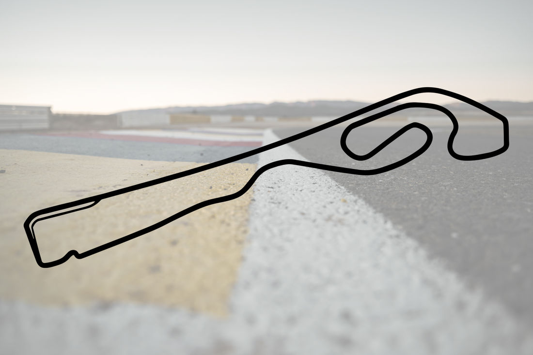 Das Streckenlayout von ADR der langen Variante, welches 3.7 Km beträgt.