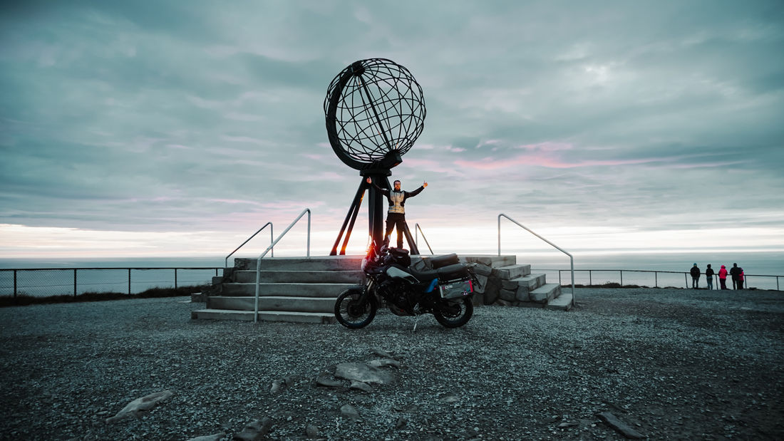 Fabrizio am Nordkap - Fabrizio Vesentini