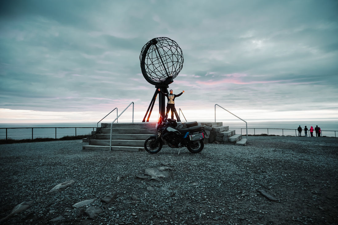 Fabrizio am Nordkap - Fabrizio Vesentini