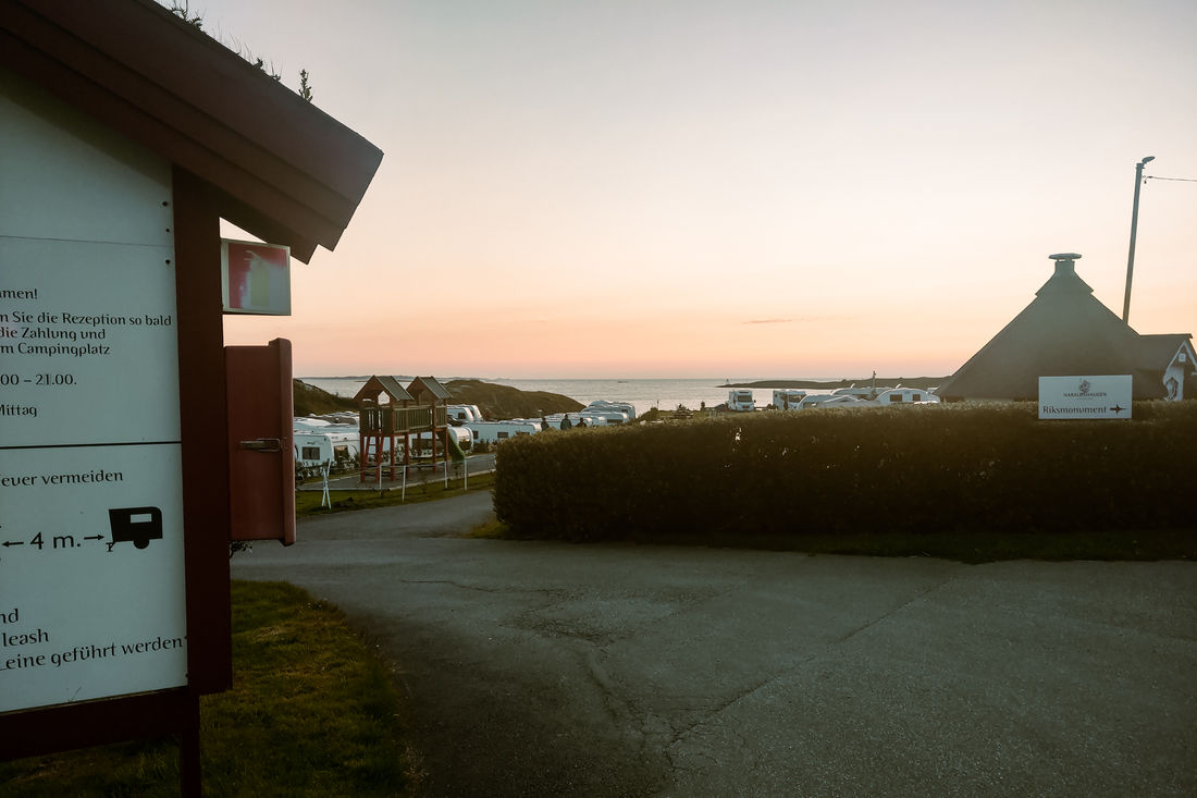Abenddämmerung in Norwegen.