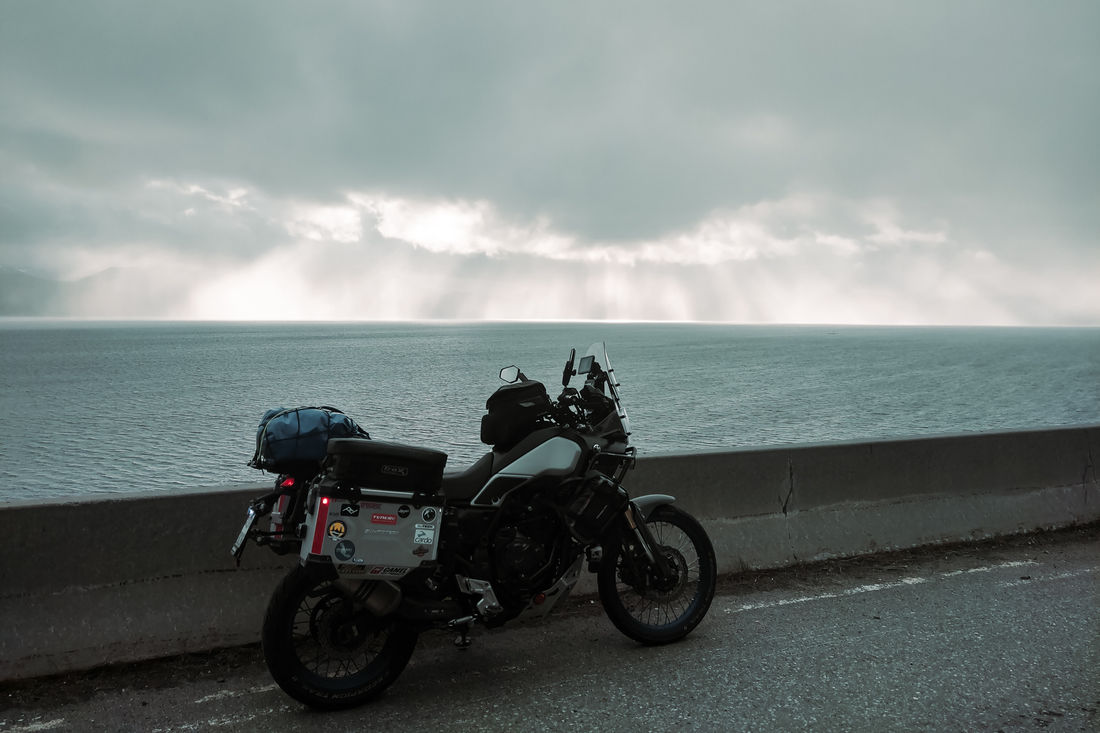 Highlight des Tages - Fabrizio gelingt es die Regenwolke zu fotografieren.