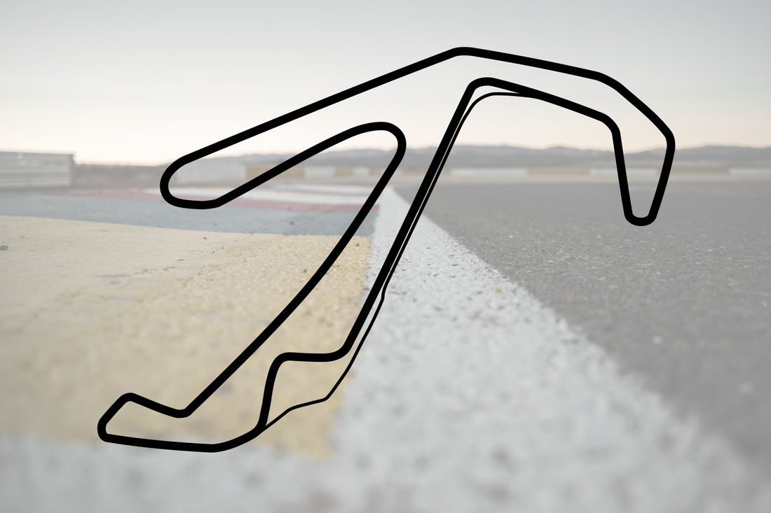 Das Streckenlayout von Misano, oben im Spitz befindet sich die berühmte Curvone.