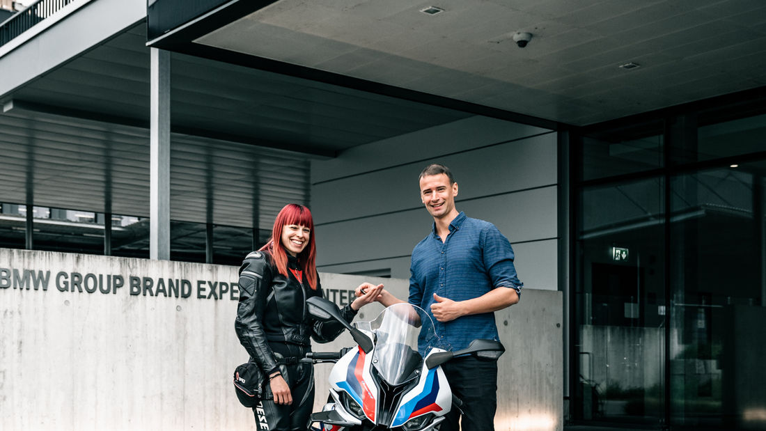 Überraschung gelungen - das Lächeln spricht Bände!