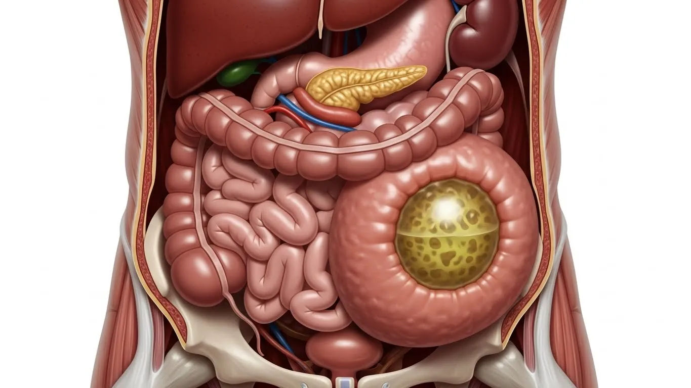 Abscess in Stomach Internal Infection Emergency