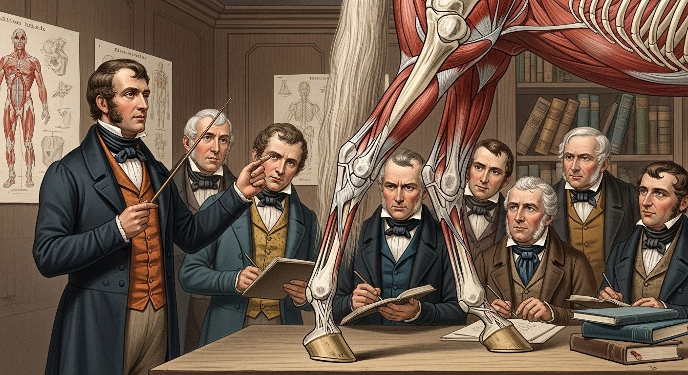 Anatomy of a Horses Leg Bone and Tendon Map