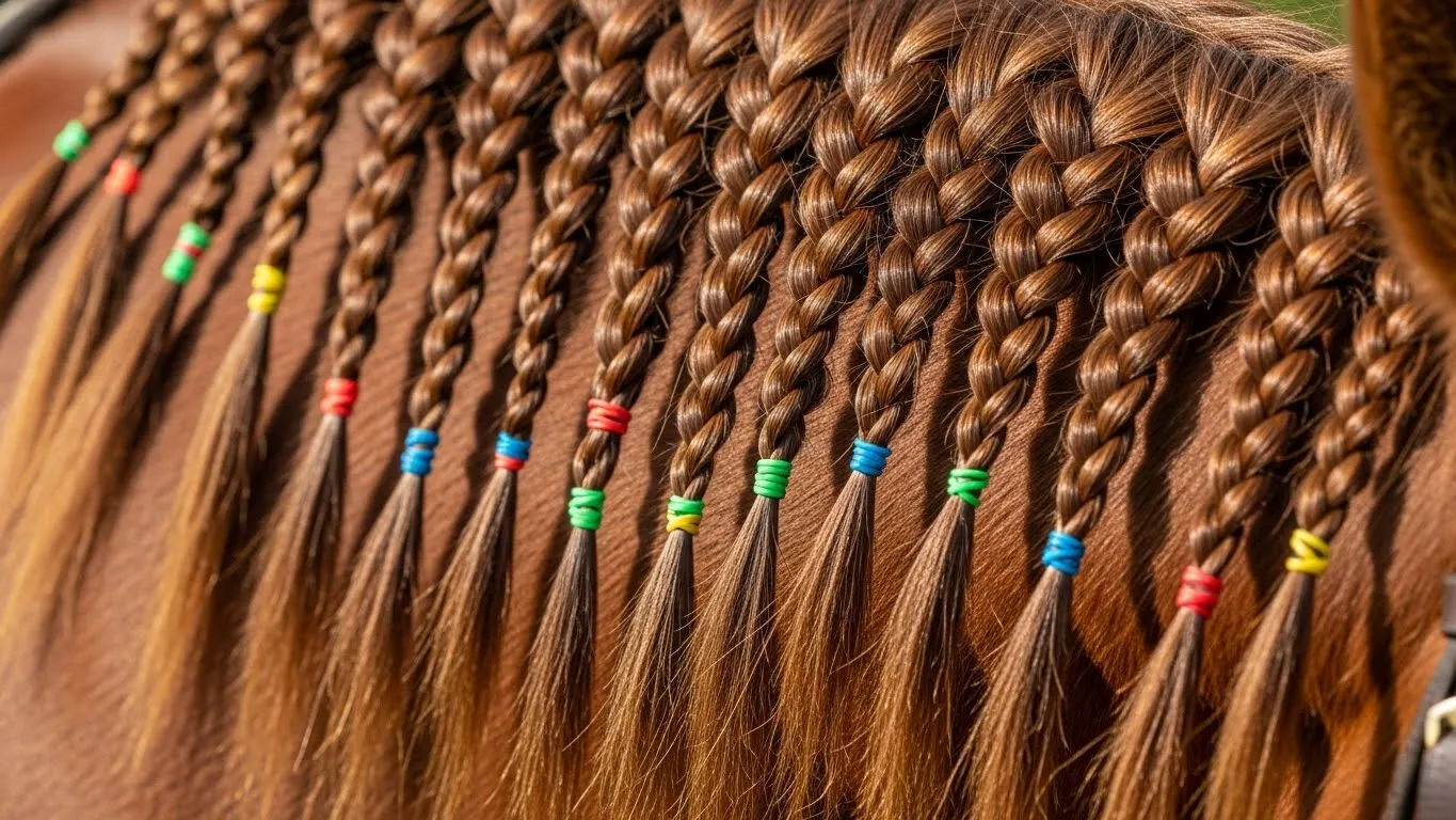 braiding a mane