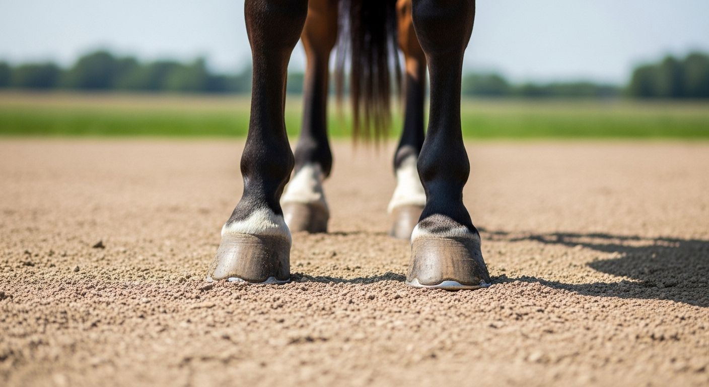 Diagram of a Horse Hoof Detailed Cross Section