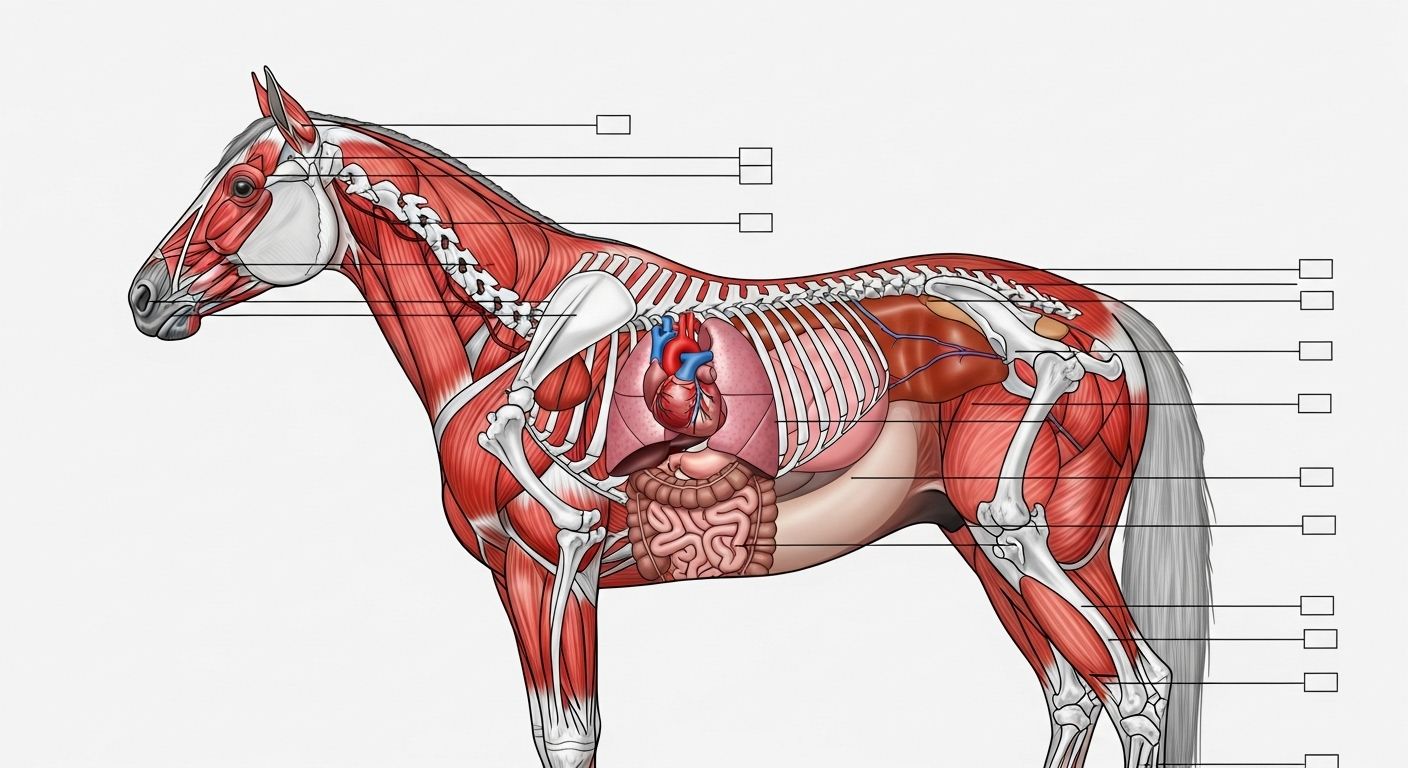 equine anatomy diagram