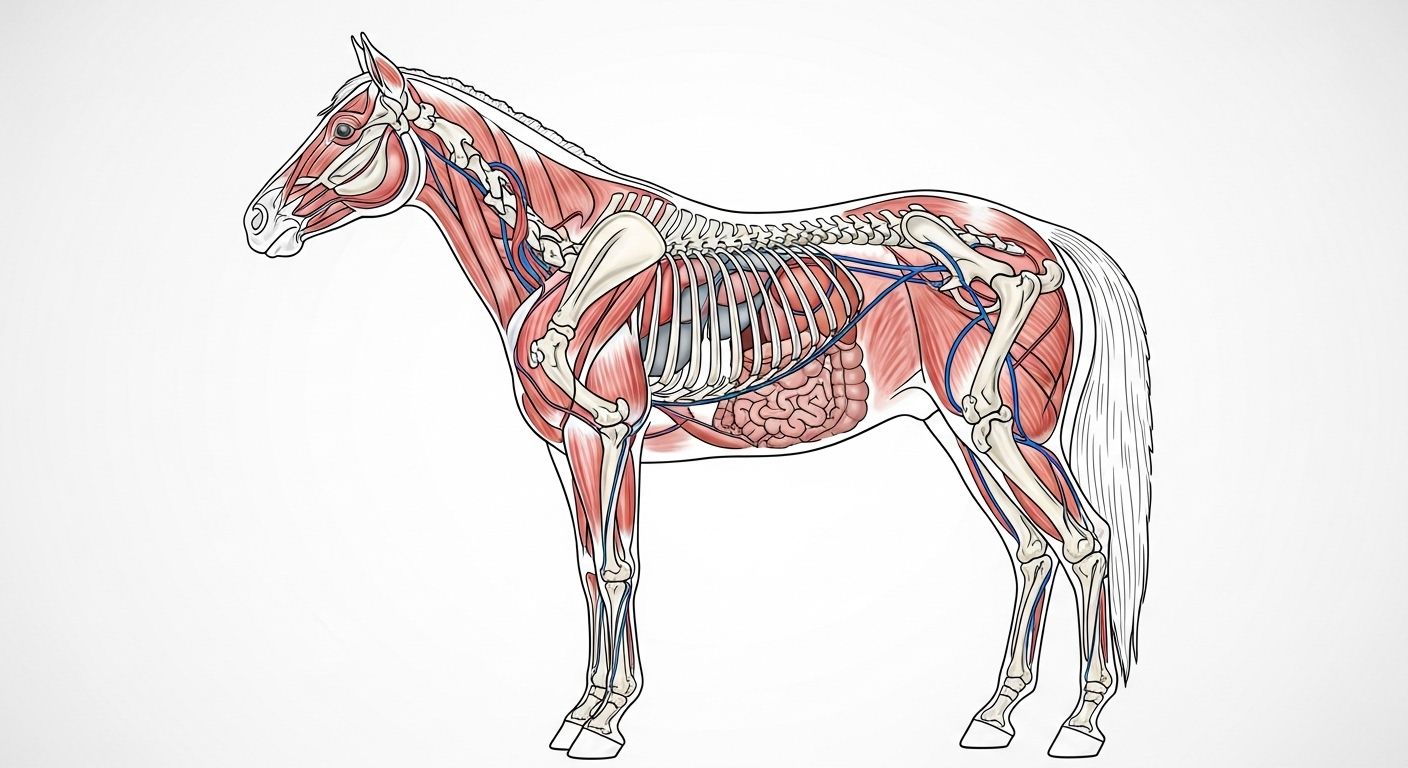 Equine Anatomy Diagram Comprehensive Body Map