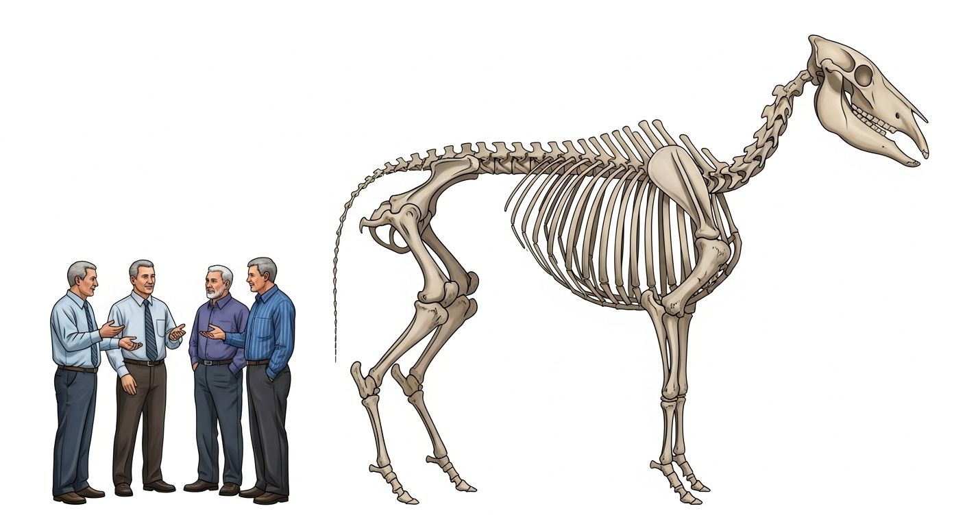 equine skeleton diagram