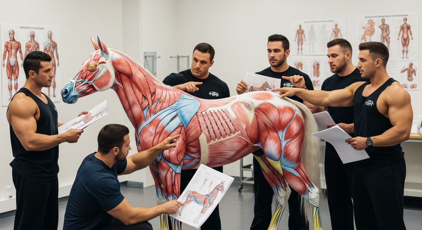 Horse Anatomy Muscle Major Groups Identified