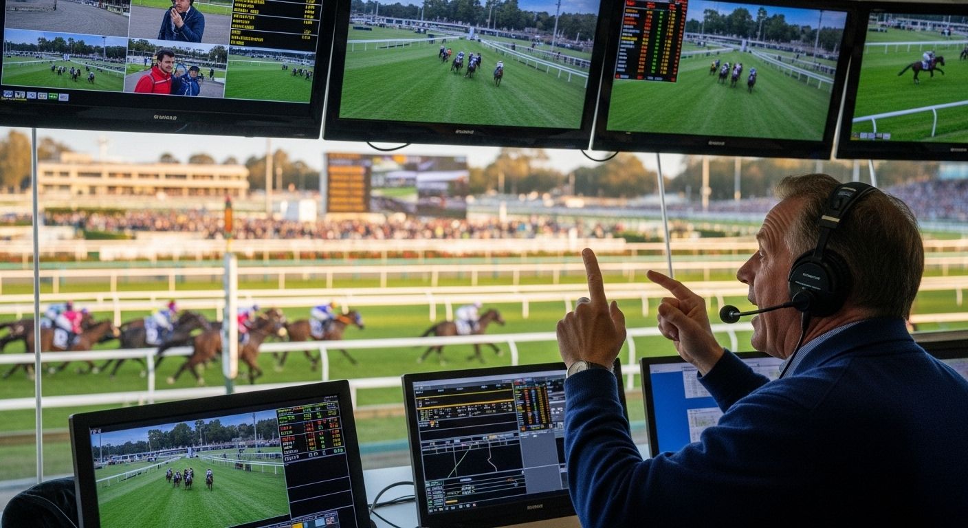 live horse racing commentary