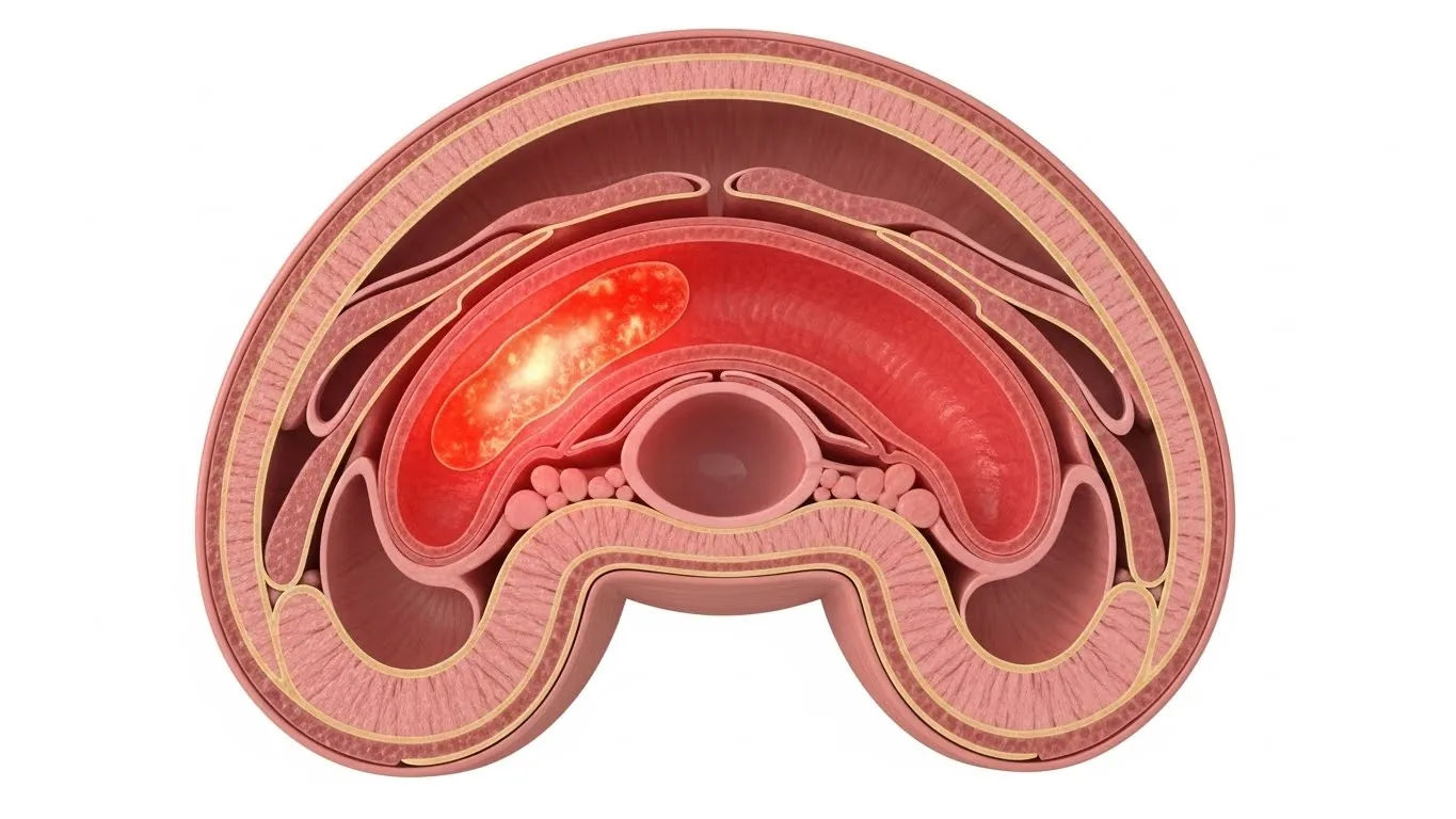 Lower Gut Pain Digestive System Discomfort