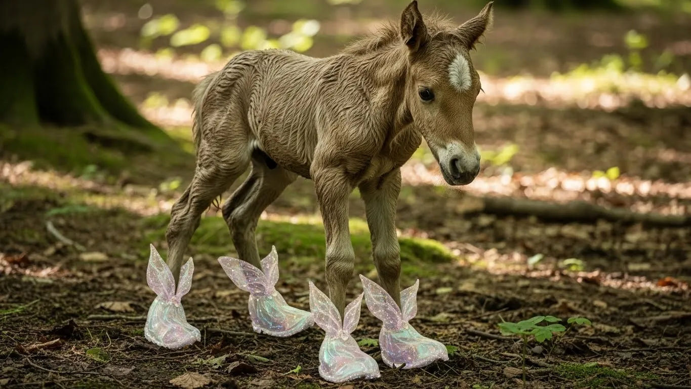 newborn horse feet