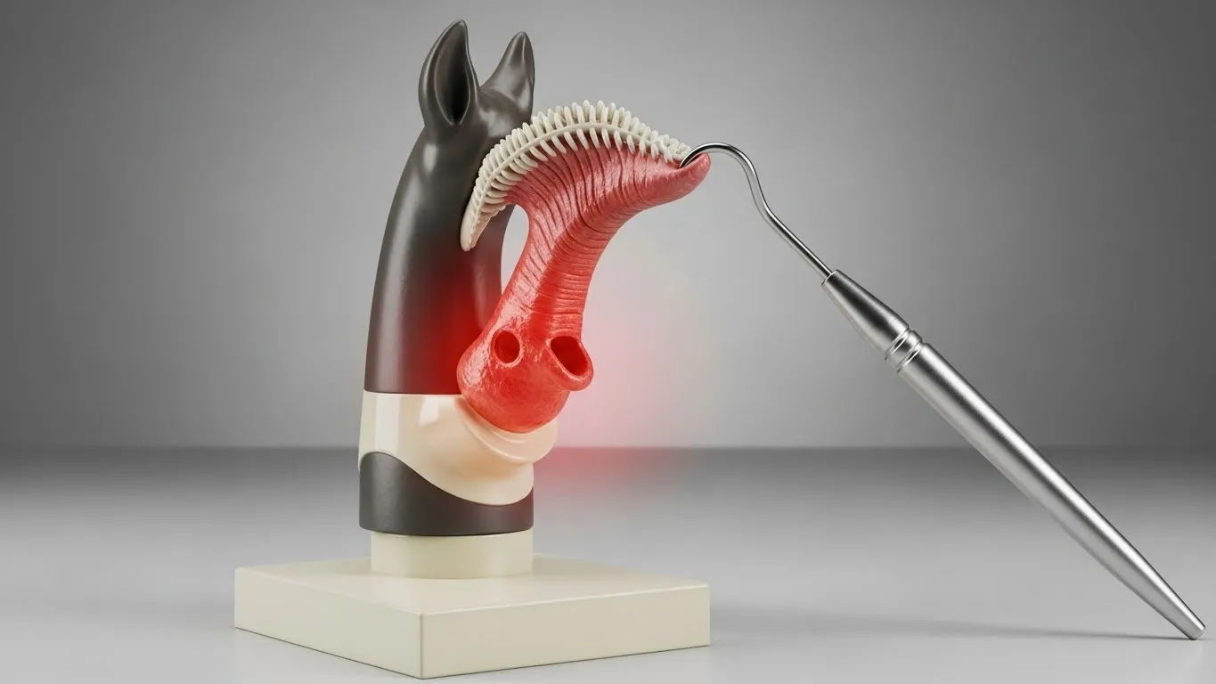 Sore Throat and Horse Voice Laryngeal Inflammation