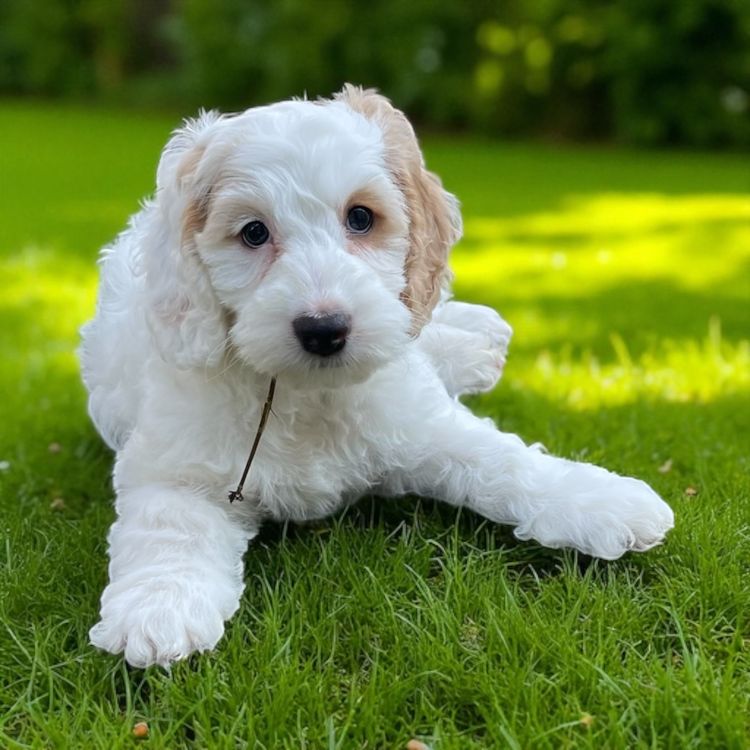 Happy Puppy Spot Spoodles Brisbane