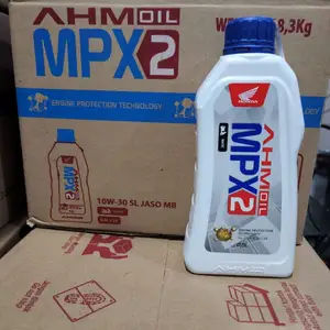 Oli Oil Mesin MPX 2 Mpx2 Honda AHM 10W-30 800ML 1 dus isi 24 Botol Perdus