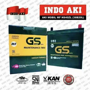 AKI MOBIL KERING MF NS40ZL HONDA JAZZ