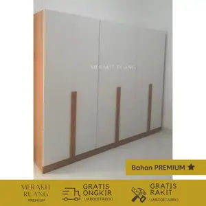 Lemari 6 Pintu Handle Minimalis