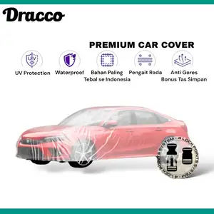 Sarung mobil honda civic transparan tebal waterproof free tas simpan all new civic