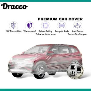 Sarung Mobil Rush Terios DRACCO Cover Transparan Waterproof Tebal Anti Hujan Debu & Panas
