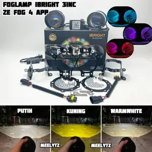 IBRIGHT ZE FOG 4 - Foglamp Honda & Toyota Universal 3inc Blue Lens