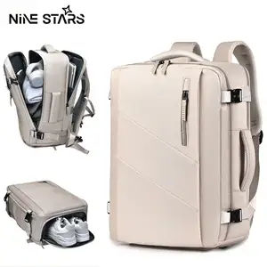 Nine stars traveling tas ransel pria tahan air tas travel jumbo wanita kapasitas besar tas ransel