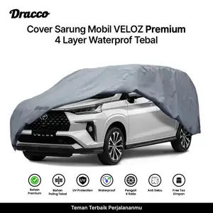 Sarung Mobil Avanza Veloz 5 Layer Premium Waterproof Tebal Anti UV Cover Mobil + Tas Simpan